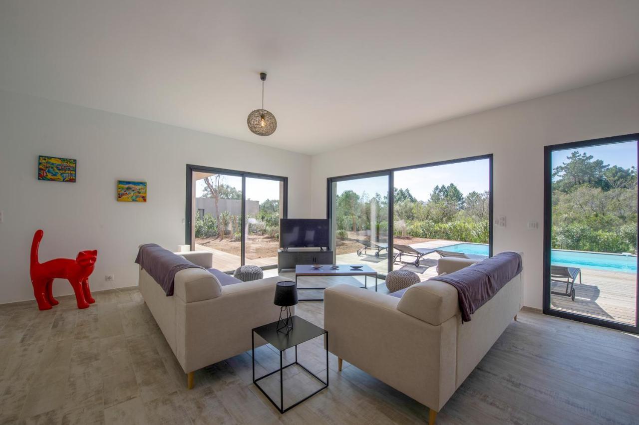 Villa calme luxueuse et proche plage saint-cyprien Lecci Extérieur photo
